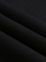Retro Gradient Letter Printed Washed Oversize T-Shirt
