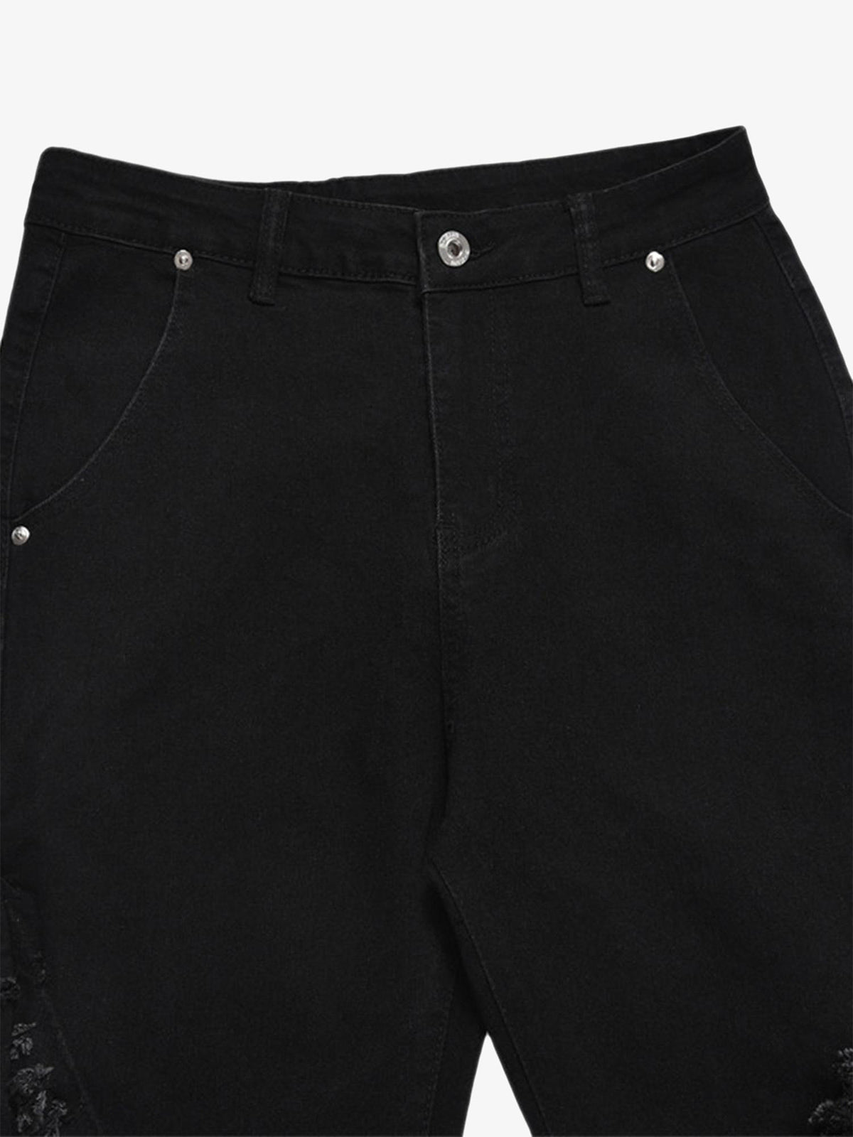 Vintage Rough Edge Flared Jeans