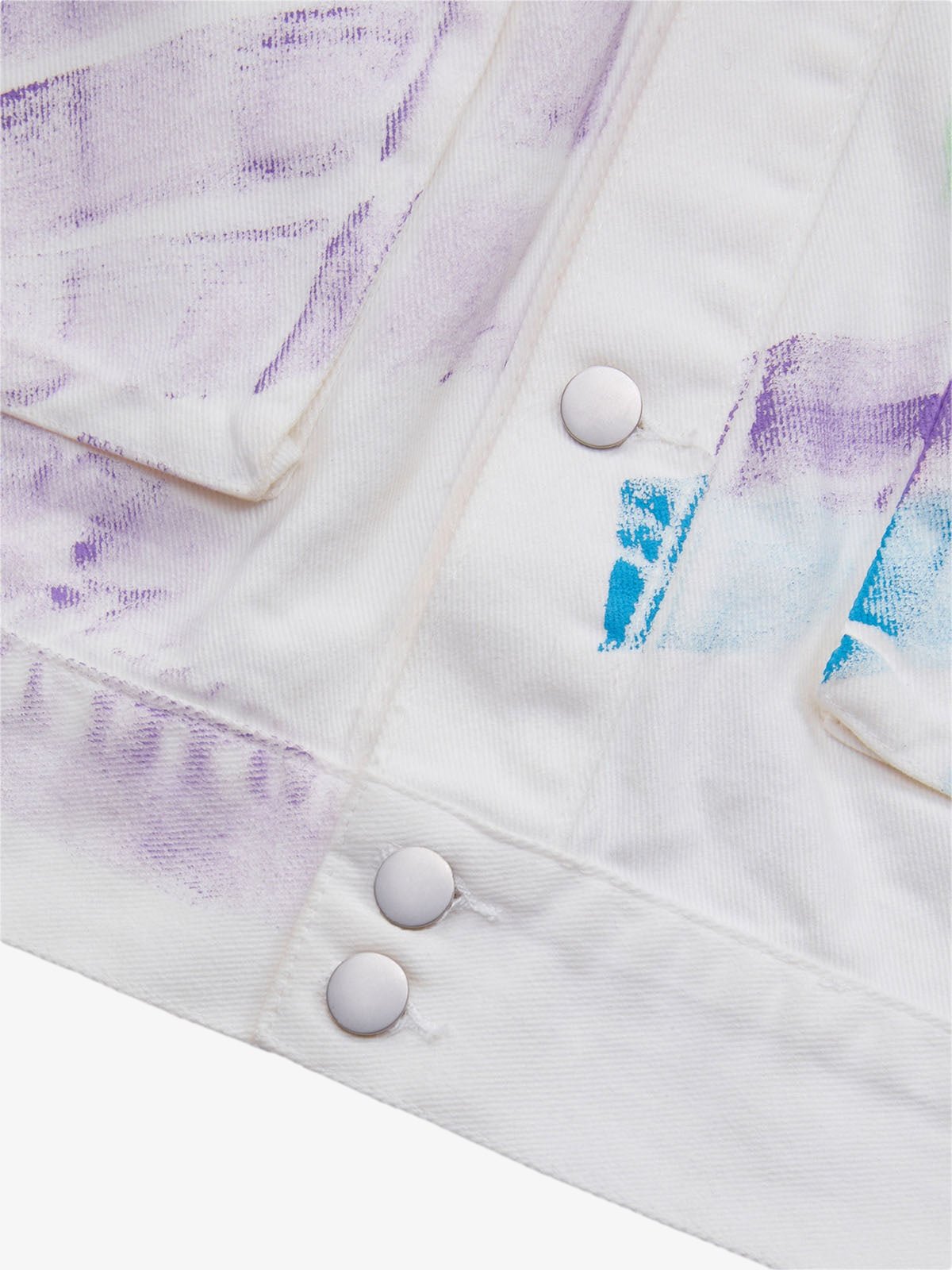 Hip-hop Hand-painted Graffiti Denim Jacket