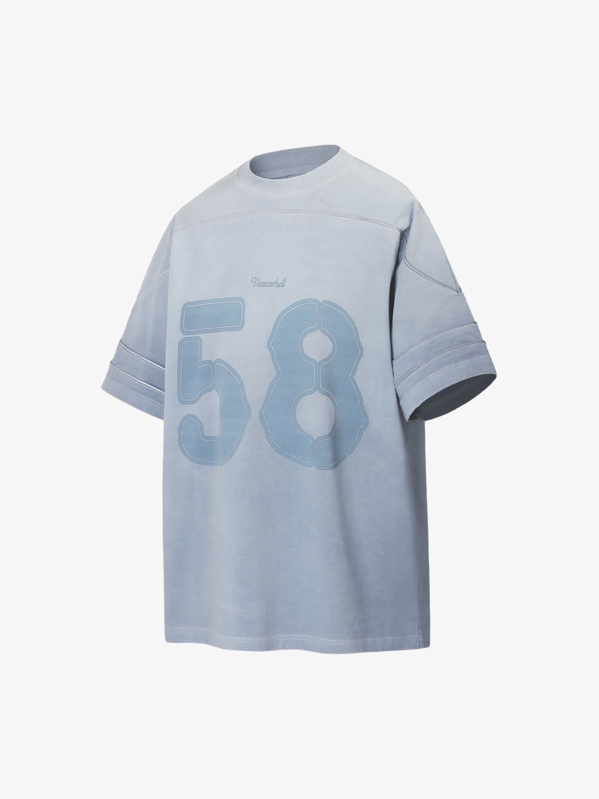 Washed Jersey Welt Stitching T-shirt