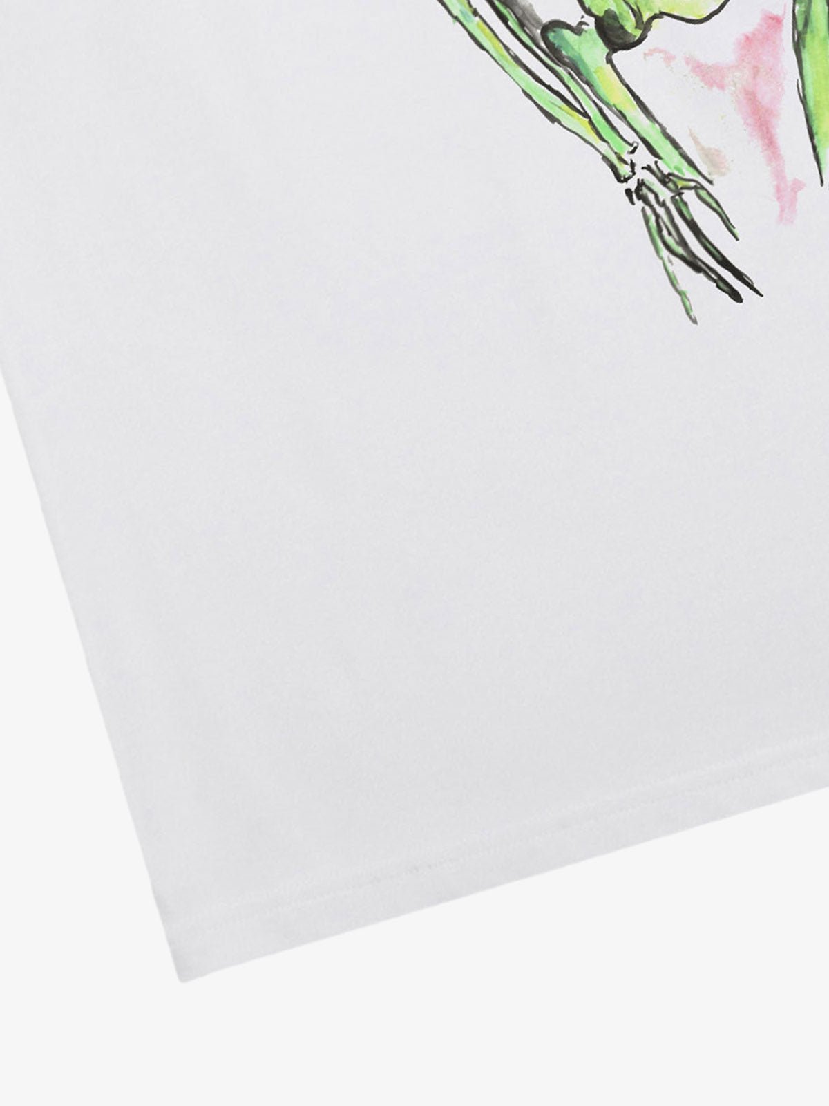 Hand-painted Skull Print T-shirt