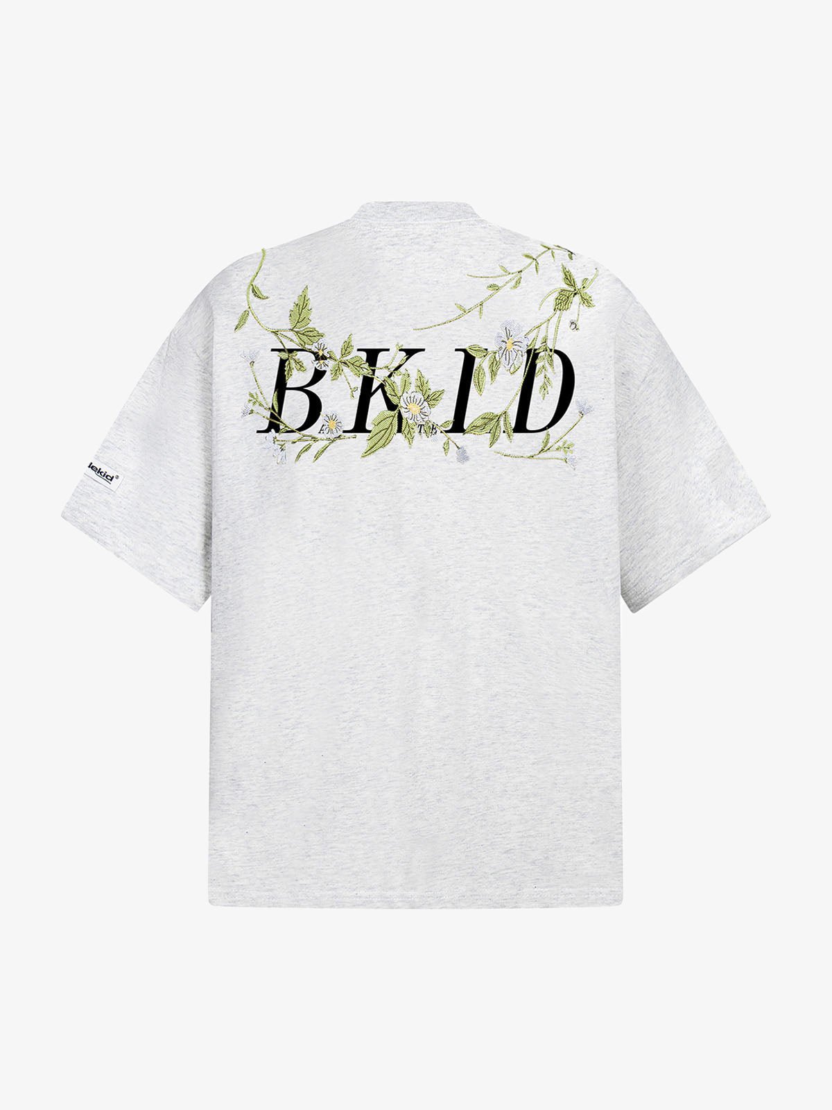 Floral Embroidered Oversized Short Sleeve T-Shirt