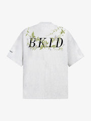 Floral Embroidered Oversized Short Sleeve T-Shirt