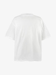 Patchwork Graphic Print Oversized Tee
