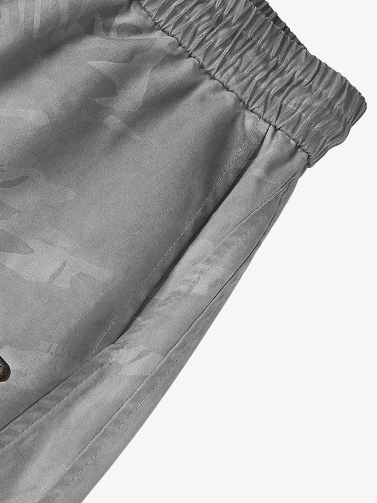 Retro Dirty-Dyed Paratrooper Barrel Pants
