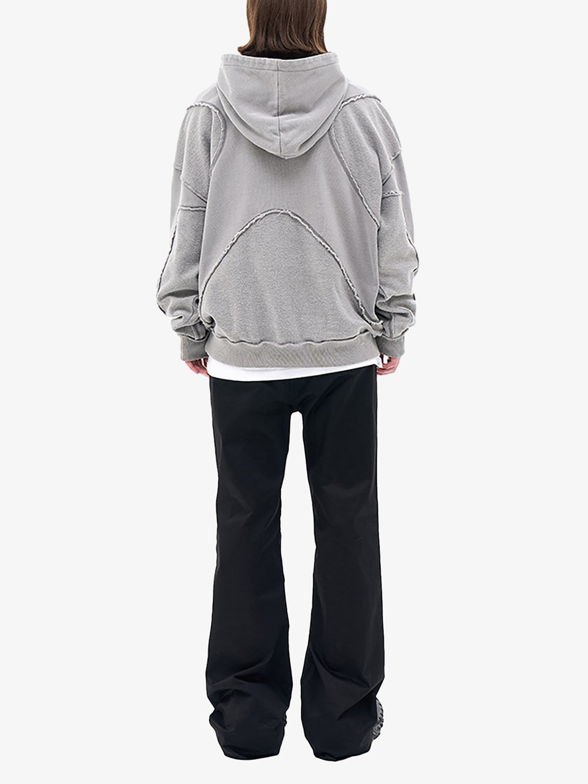 Washed Splicing Hoodie