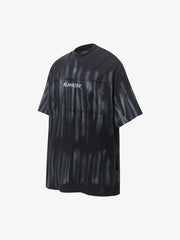 Oversized Tie-Dye Embroidered Letter T-Shirt