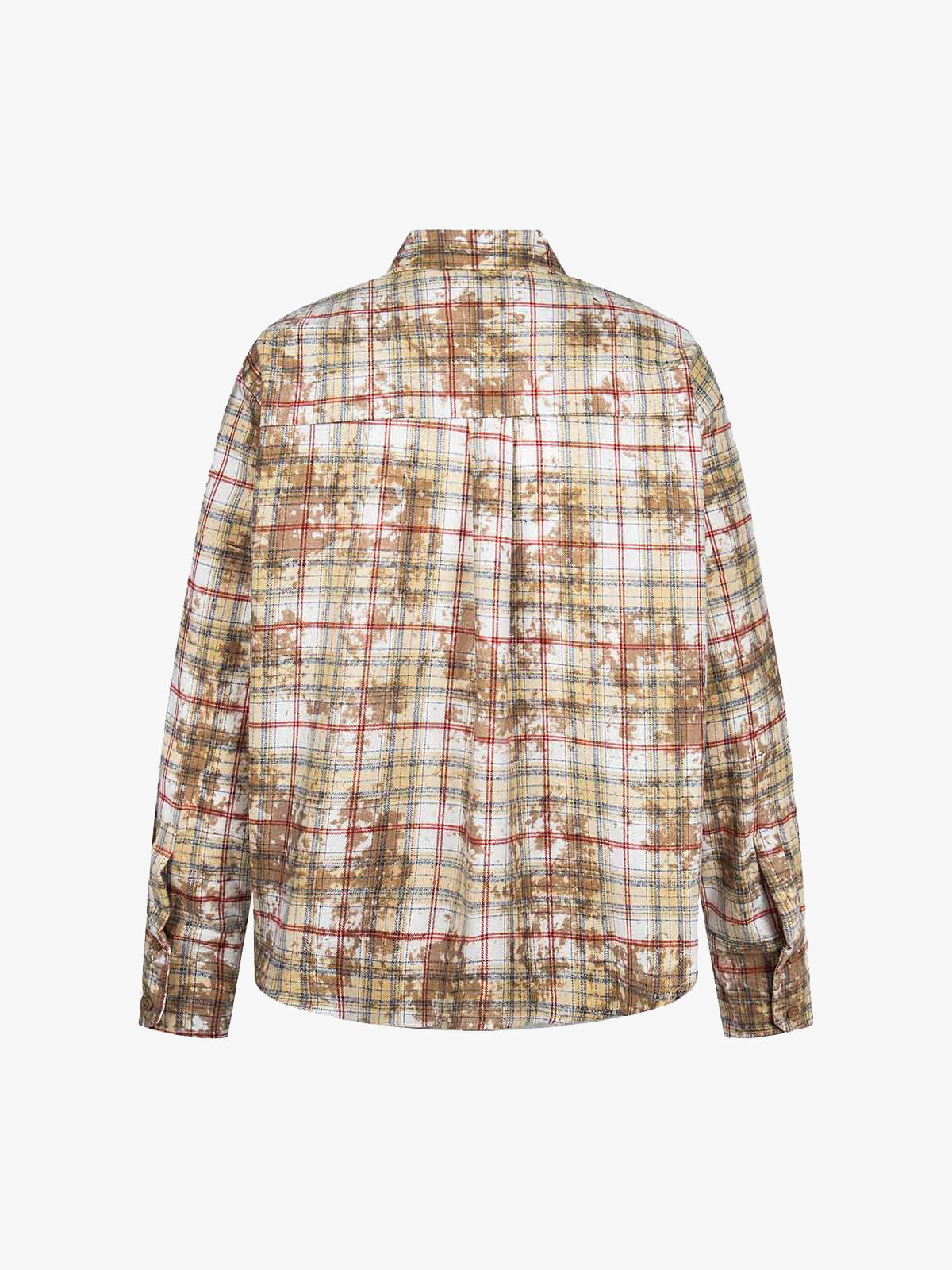Retro Cleanfit Patch Embroidered Plaid Shirt