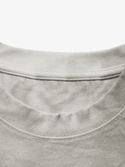 Mud-dyed Dirty Spray Cross Print Street Rap T-Shirt