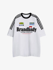 High Street Retro Badge Jersey T-shirt