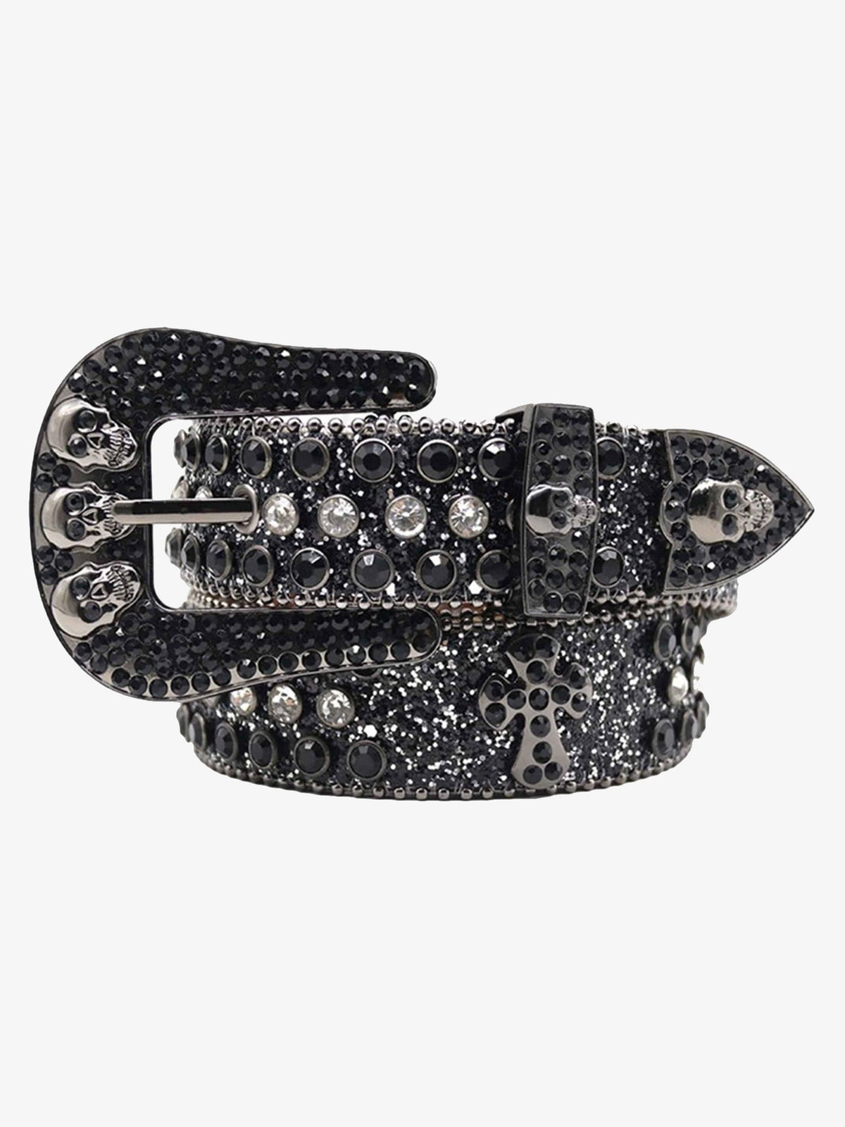 Rhinestone Beaded Belt