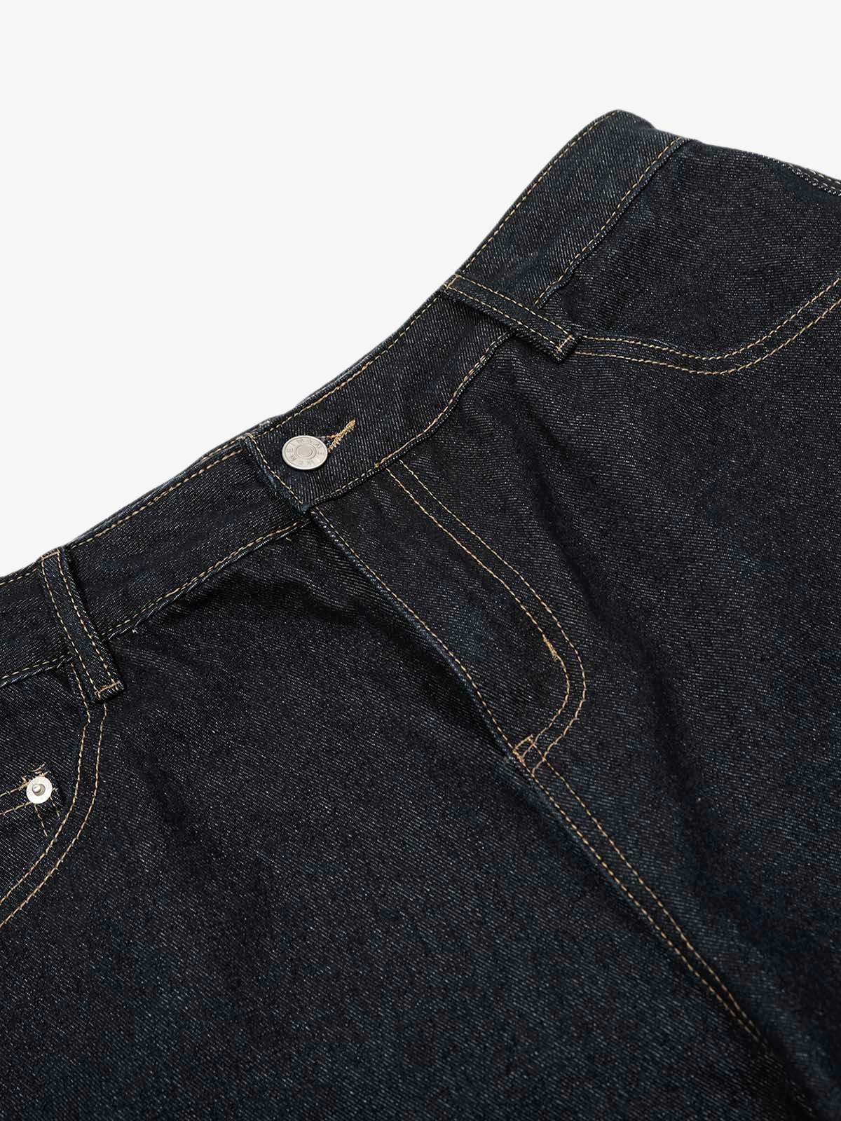 Deconstructed Cheetah Print Baggy Barrel Jeans
