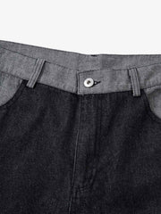 Patch Pocket Baggy Jeans