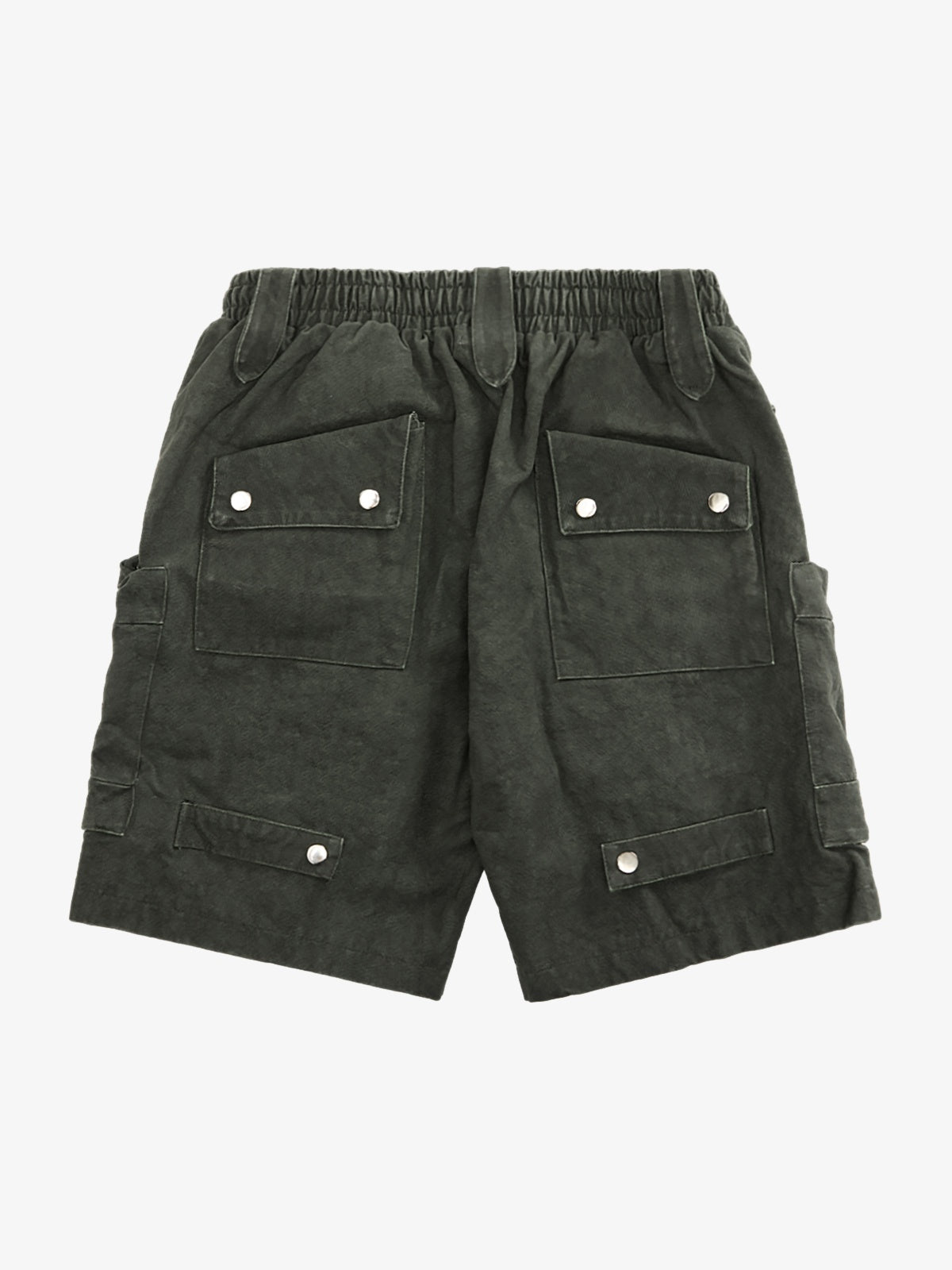 Heavy Tie Dye Multi Pockets Washed Shorts