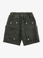Heavy Tie Dye Multi Pockets Washed Shorts
