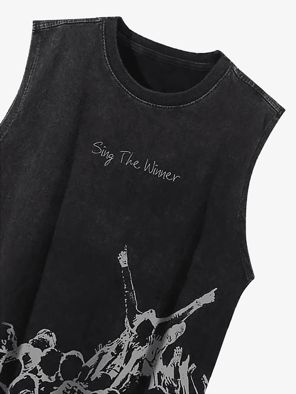Vintage Distressed Street Rap Vest