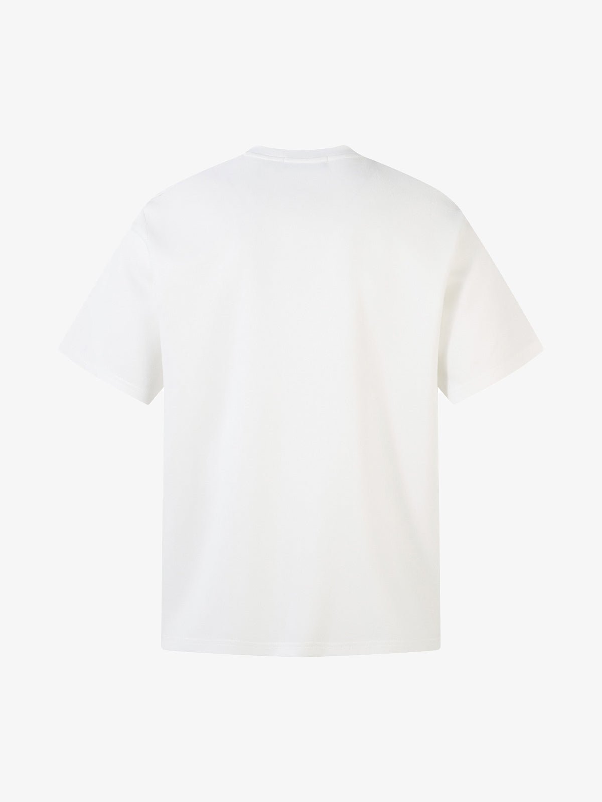 Retro Quarter Zip Up Suede Embroidered T-shirt