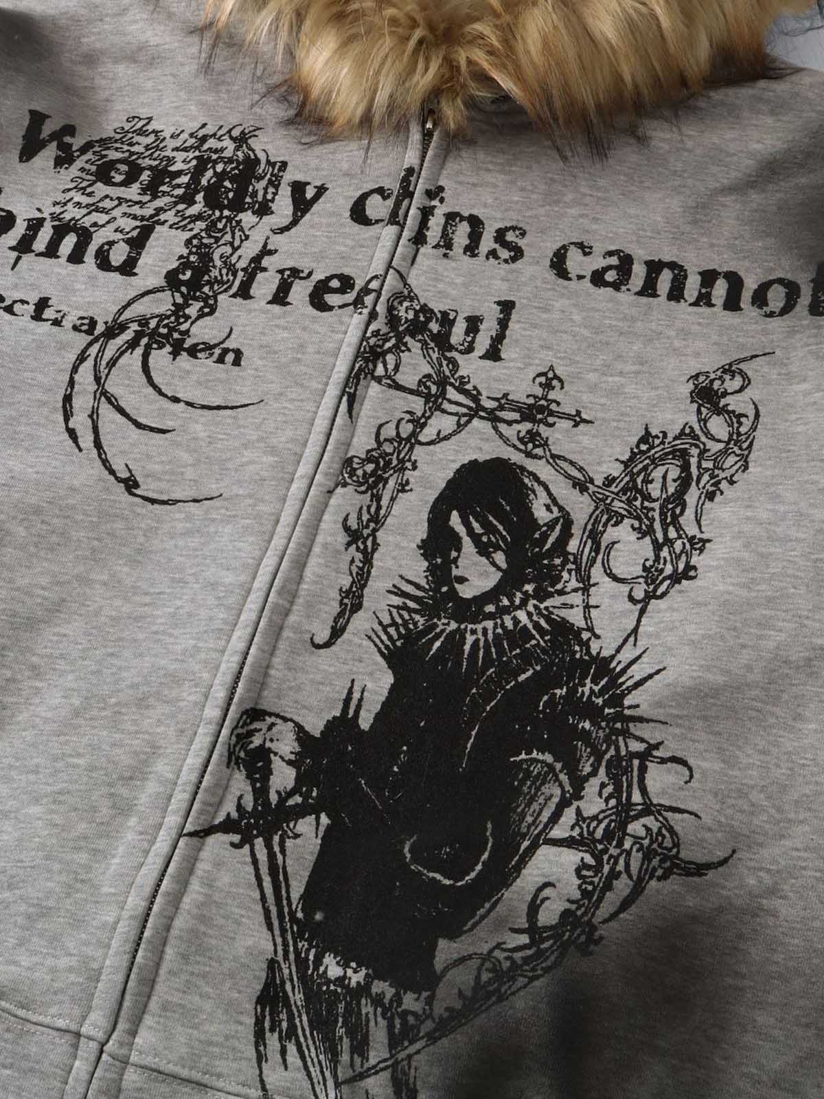 Mortemartt Graphic Hooded Jacket