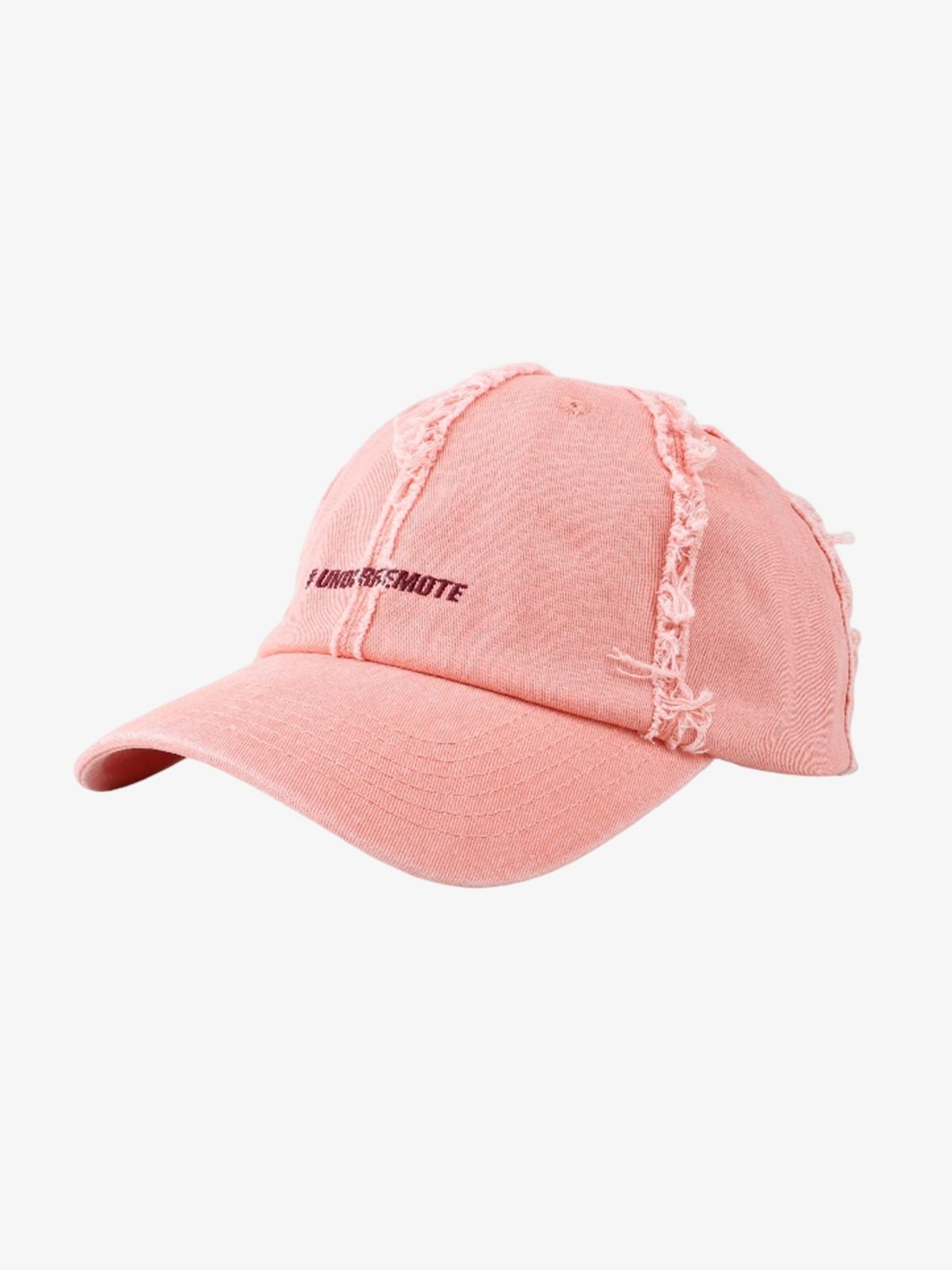 Distressed Denim Baseball Cap