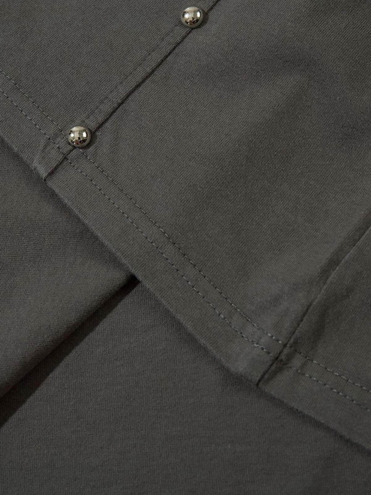 Vintage Washed Stitching Rivets T-shirt