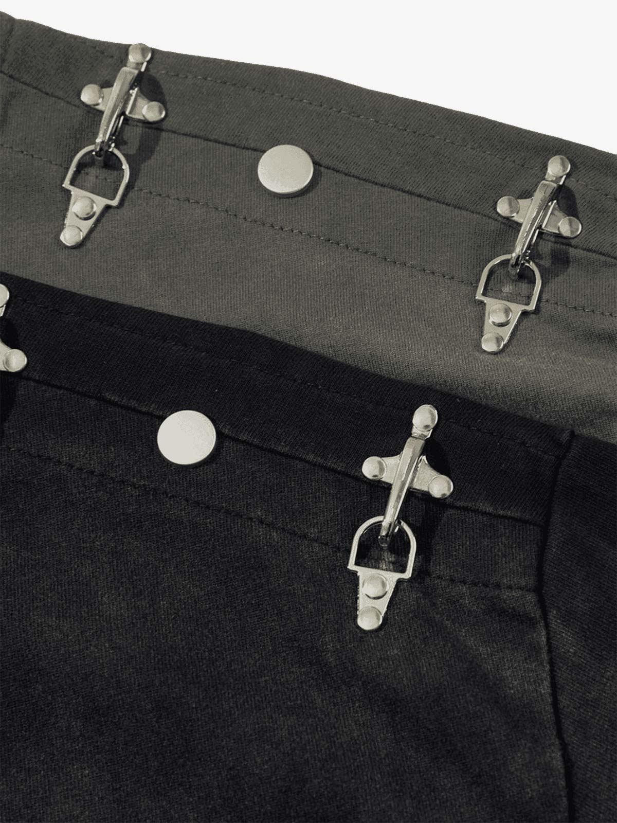 Washed Embroidered Street Rap T-Shirt