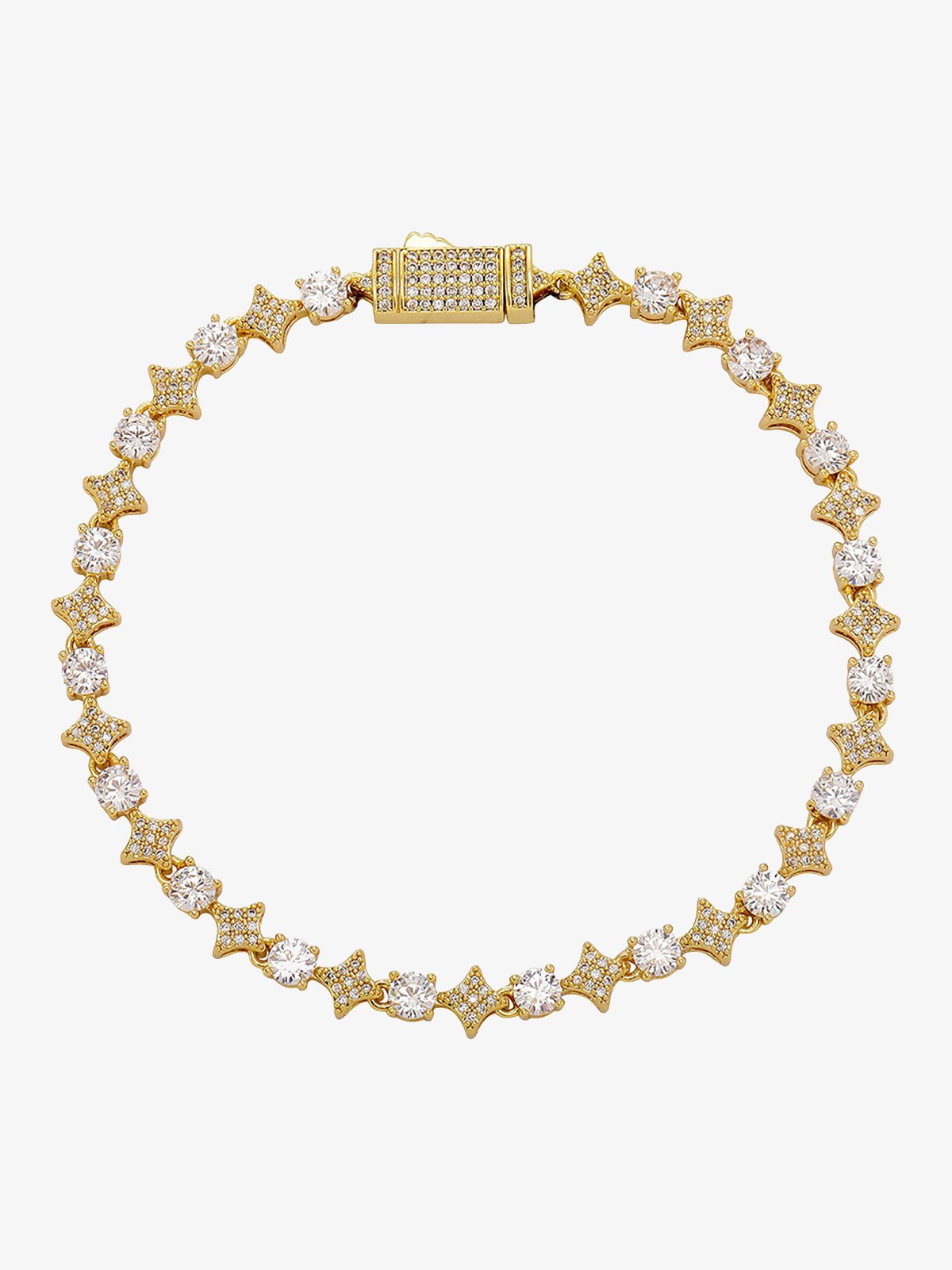 Zircon Star Chian Necklace