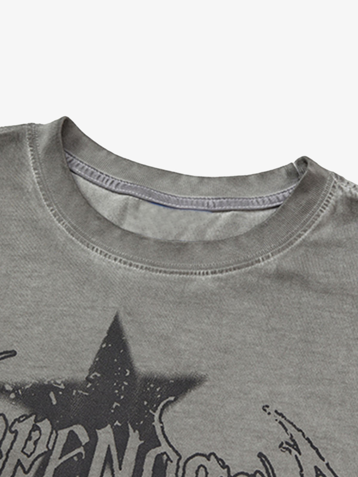 Washed Star Print Vest