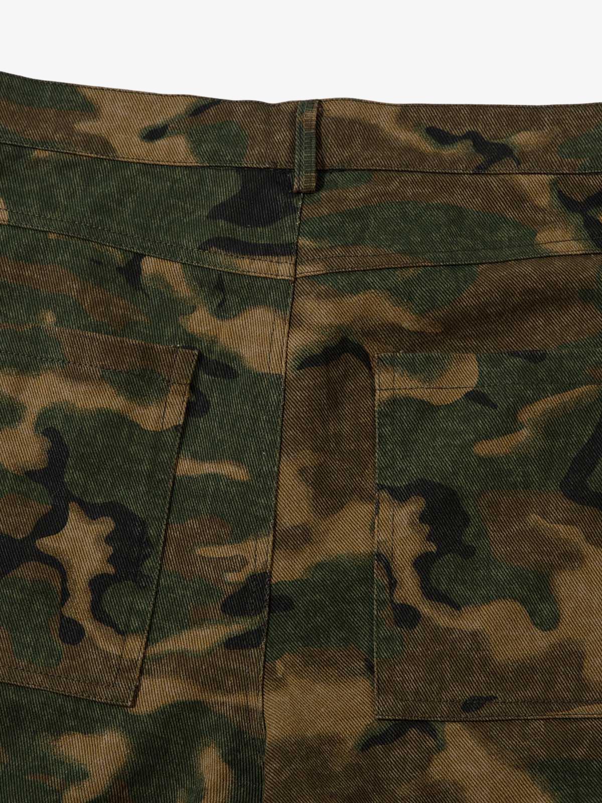 Street Camouflage Multi Pocket Cargo Pants
