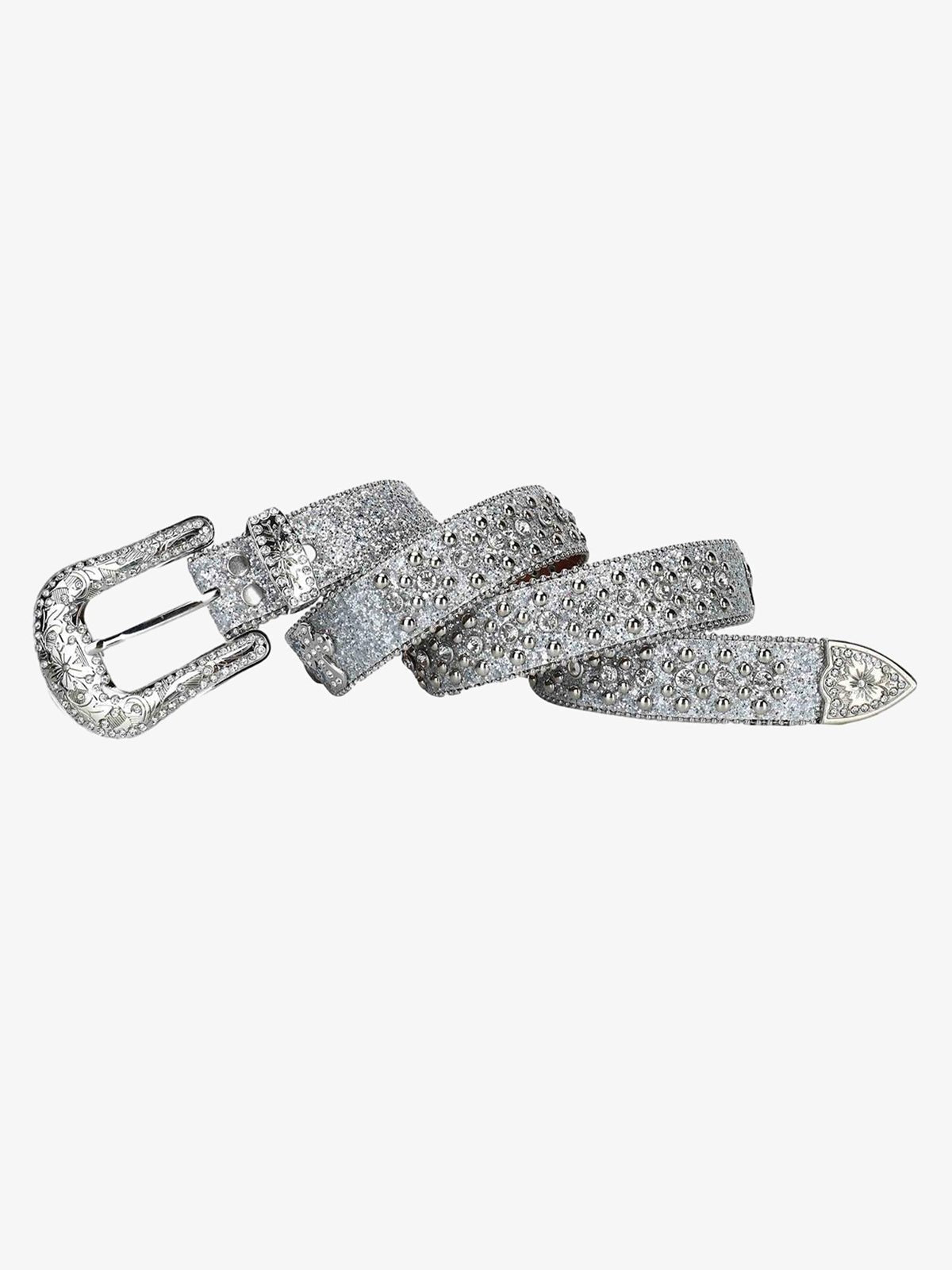 Studded Rhinestone Belt