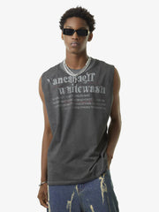 Heavy Worker Washed And Broken Retro Font VEST