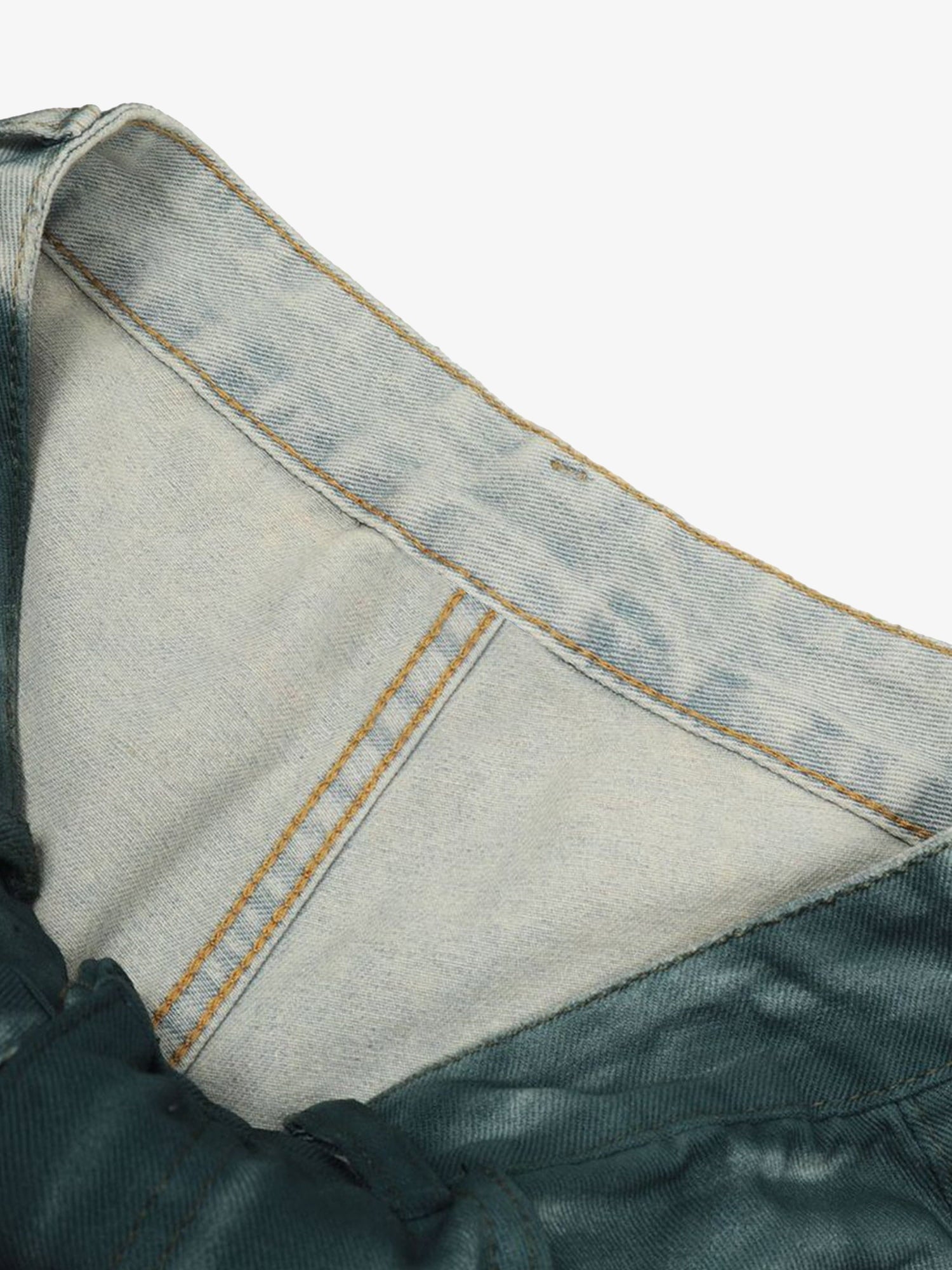 Gradient Dip Dye Wash Multi-Pocket Cargo Jeans