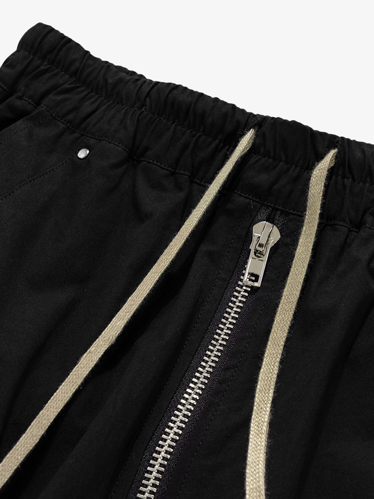 Woven Multi-Pocket Baggy Flared Pants