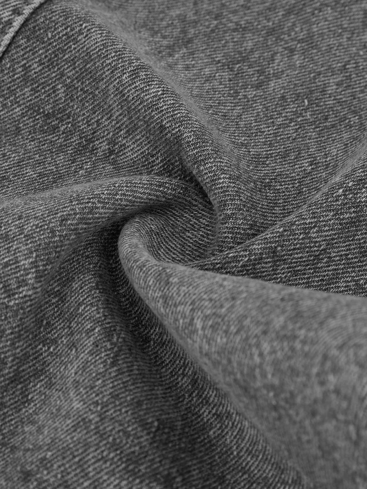 Street Stitching Multi-Pocket Workwear Washed Jeans