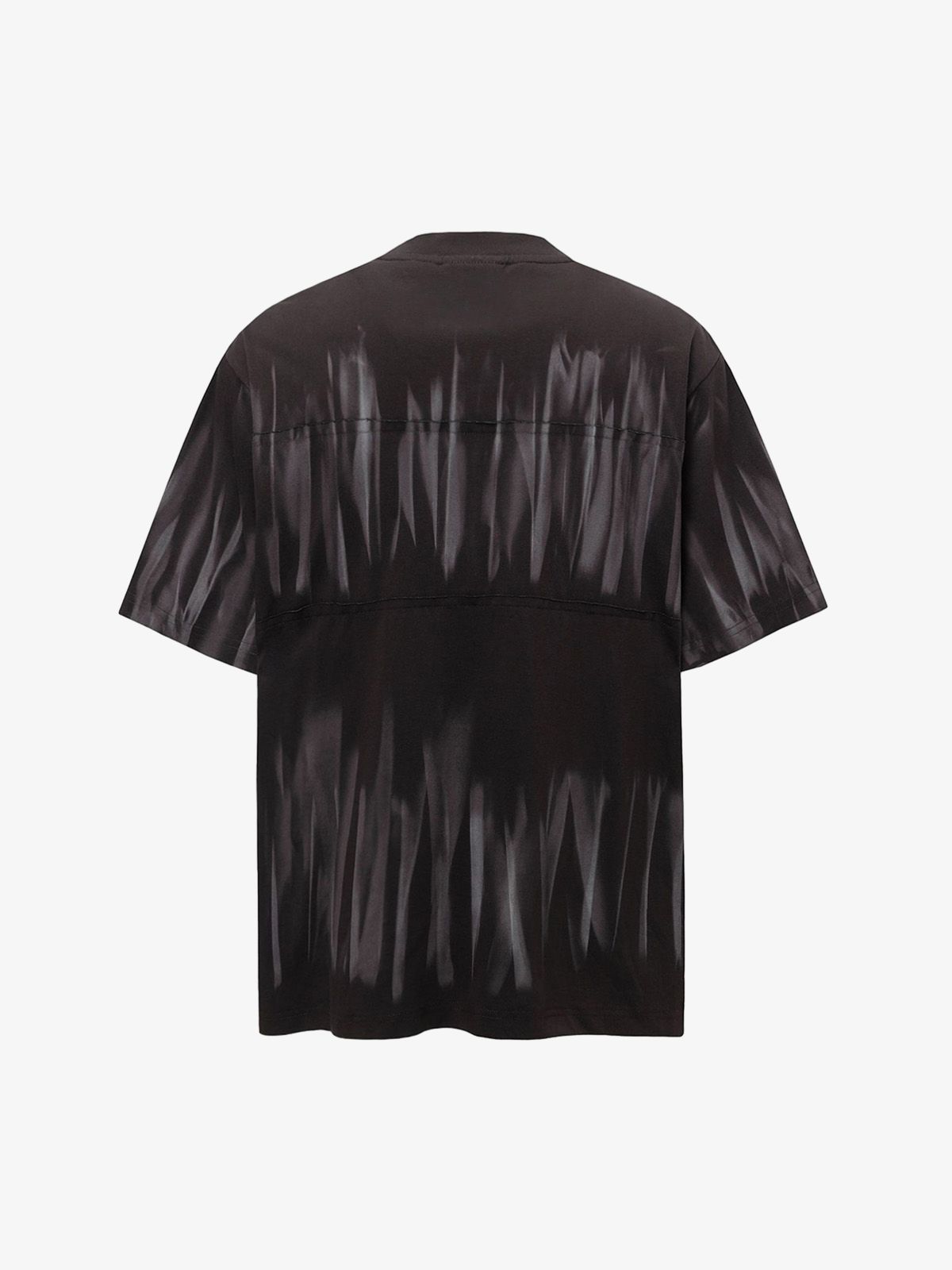Oversized Tie-Dye Embroidered Letter T-Shirt