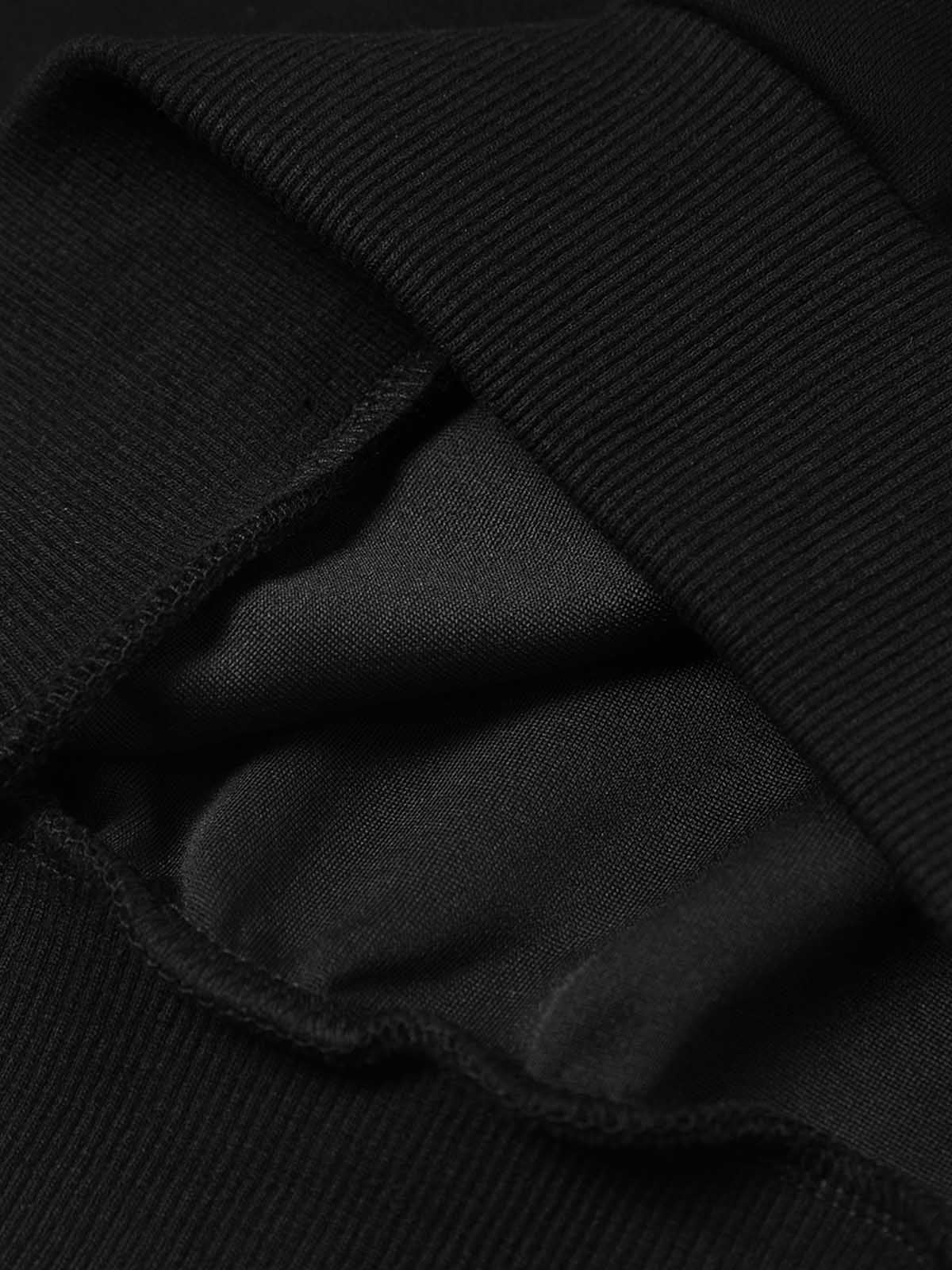 Street Faux Two-Piece Suede Hoodie