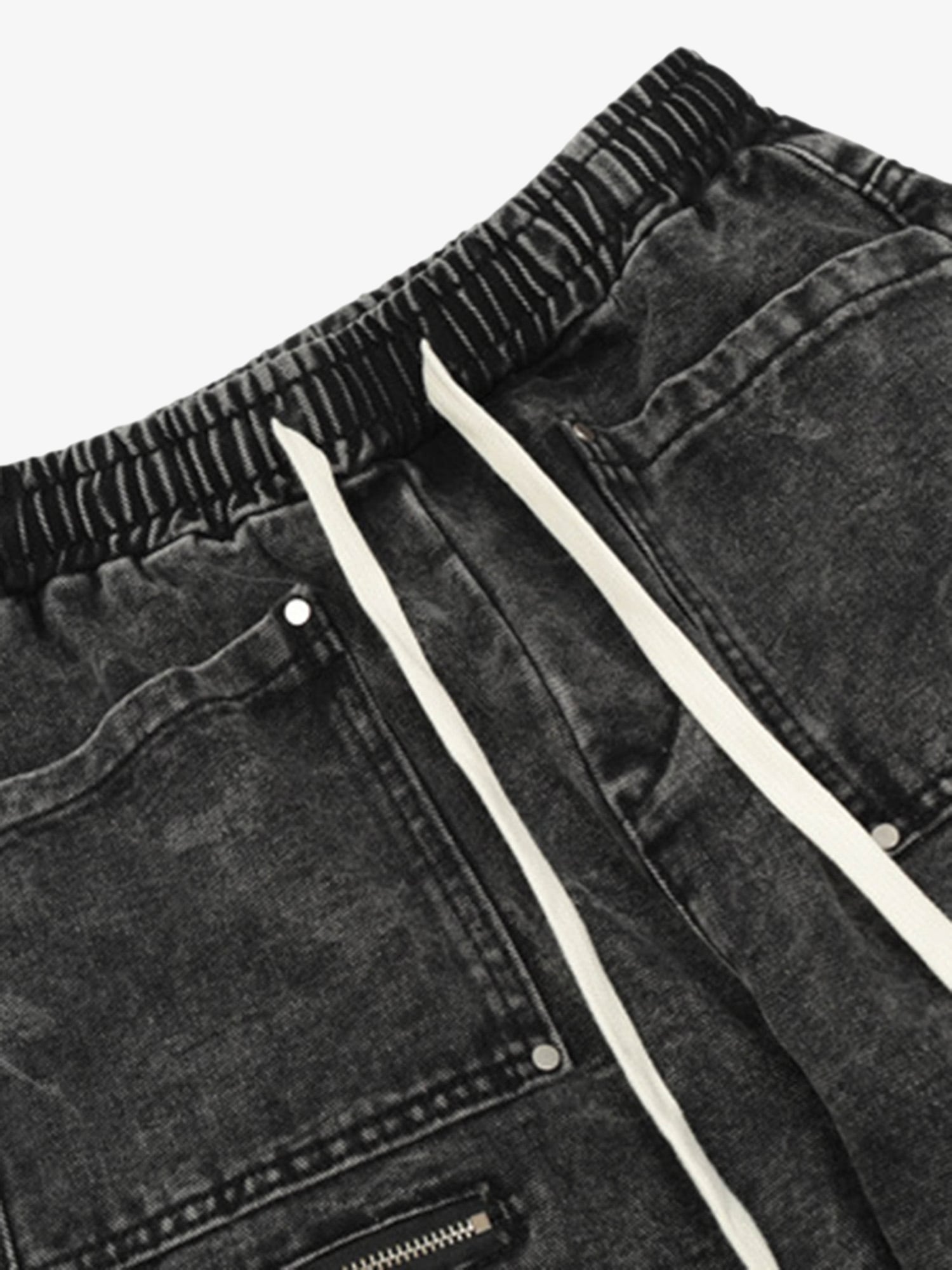 High Street Loose Elastic Waist Drawstring Trousers