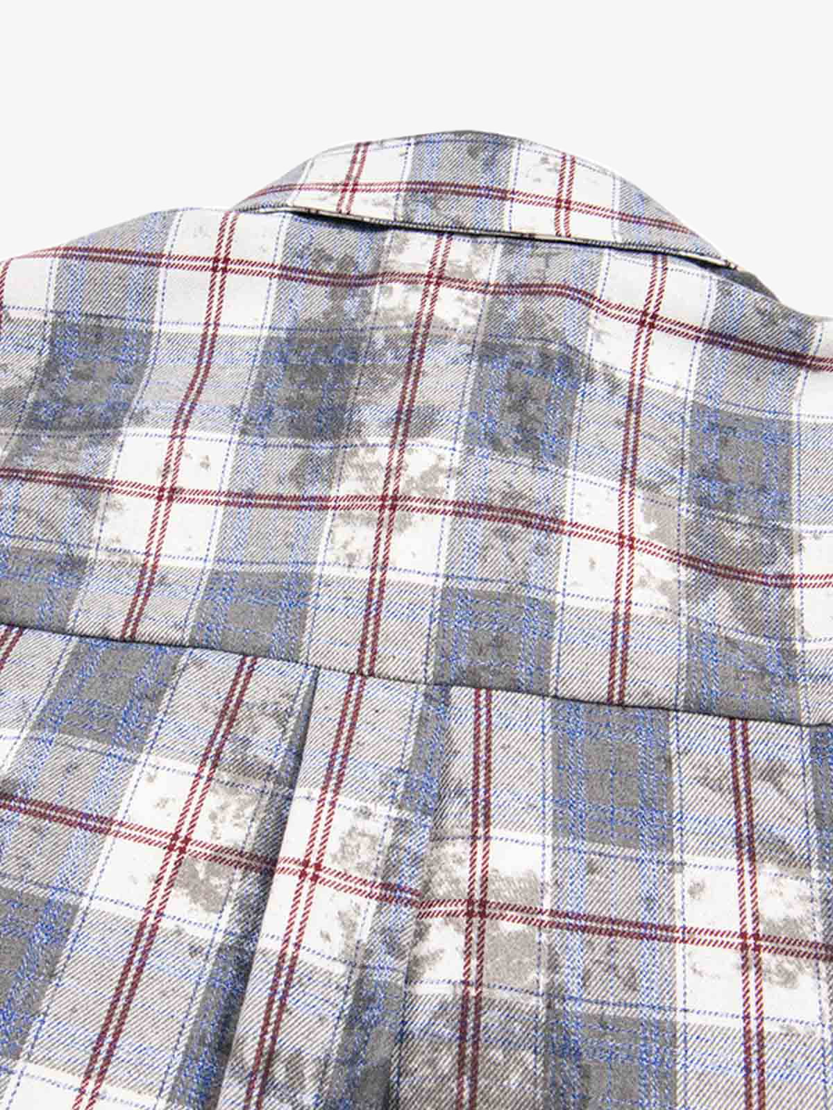 Retro Cleanfit Patch Embroidered Plaid Shirt
