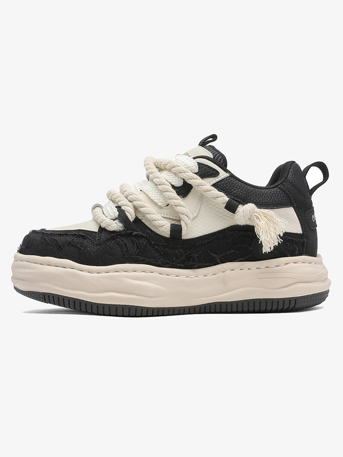Rope Lace Platform Sneakers