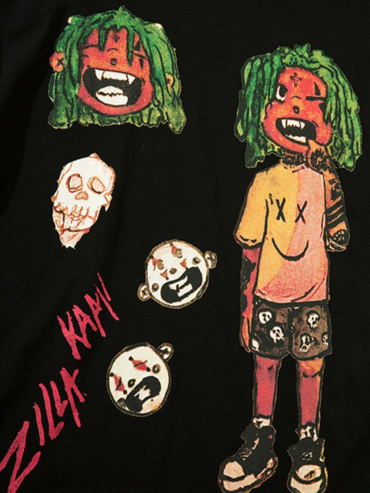 Anime Character Printed T-shirt