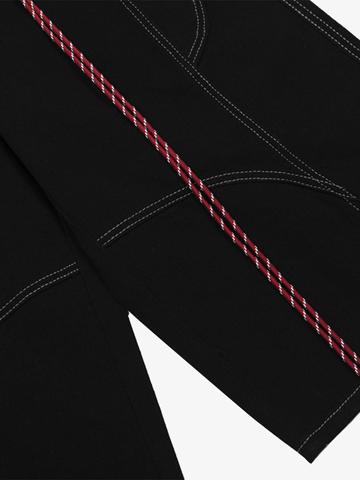 Denim Welt-Embellished Cargo Jorts