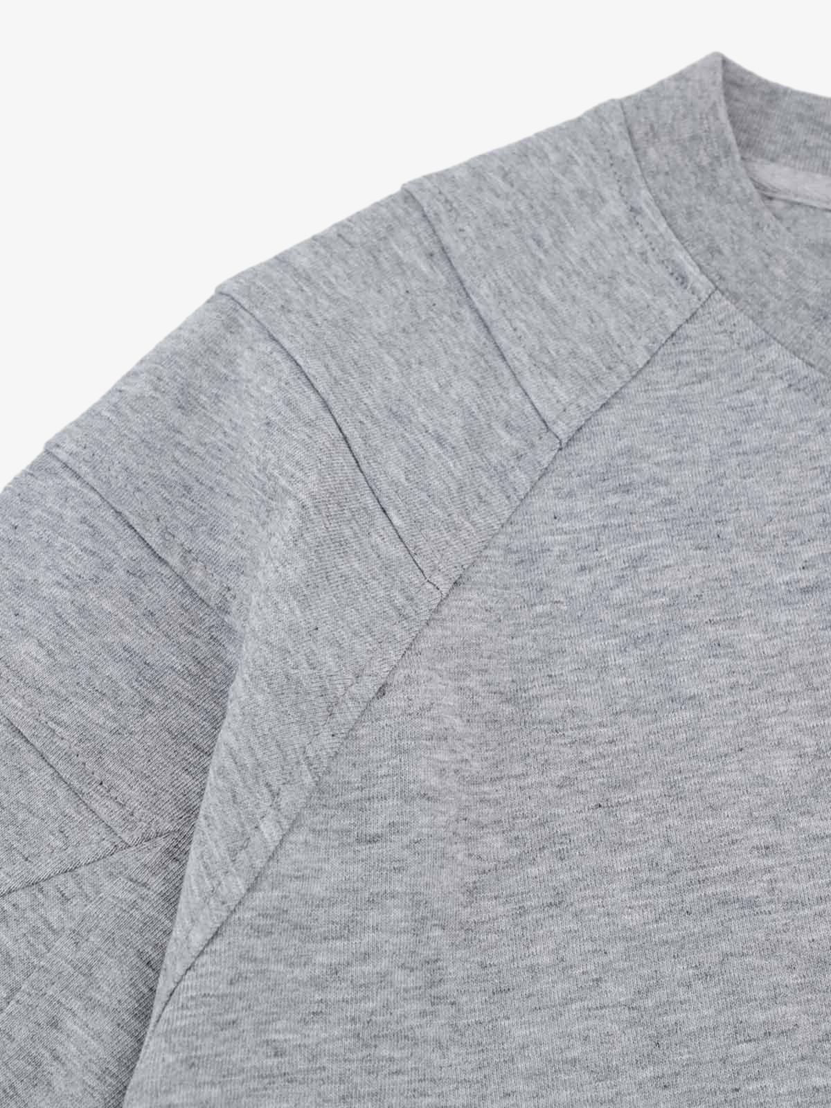Retro Motorcycle Pleated Patch T-shirt