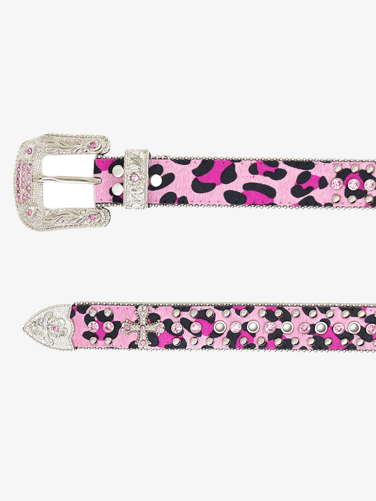 Punk Style Hotfix Rhinestone Belt