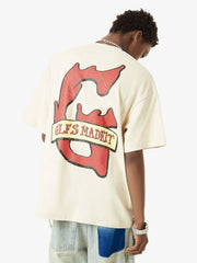 Funny Jesus Graffiti Street Rap T-shirt