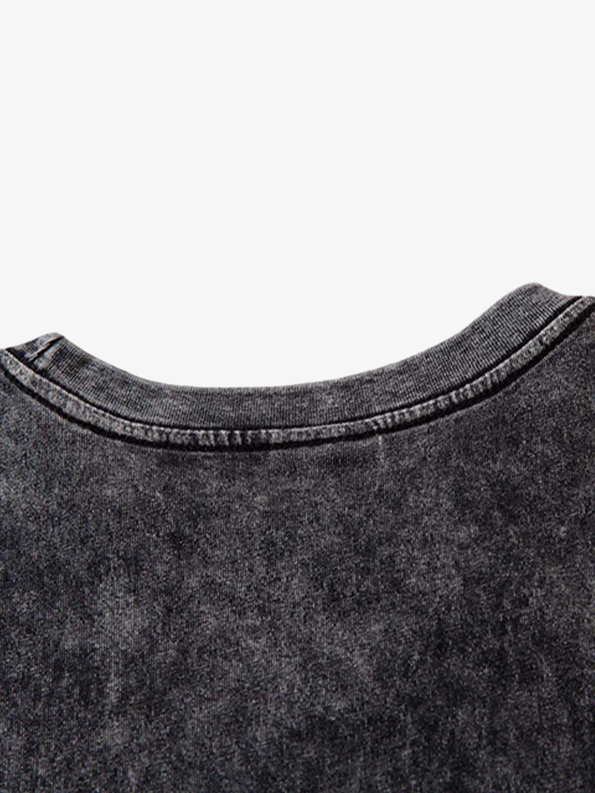 Gradient Tie-Dye Raw Edge Vest