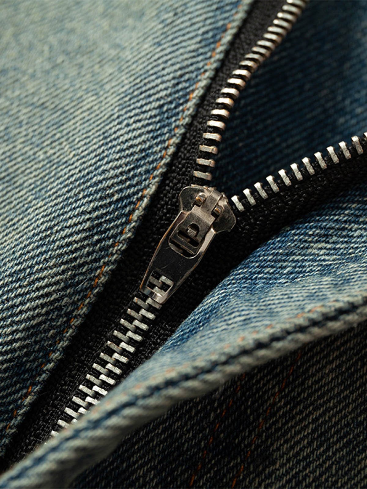 Gradient Washed Raw Edge Jorts
