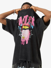 Creative Fun Big Tongue Print T-shirt