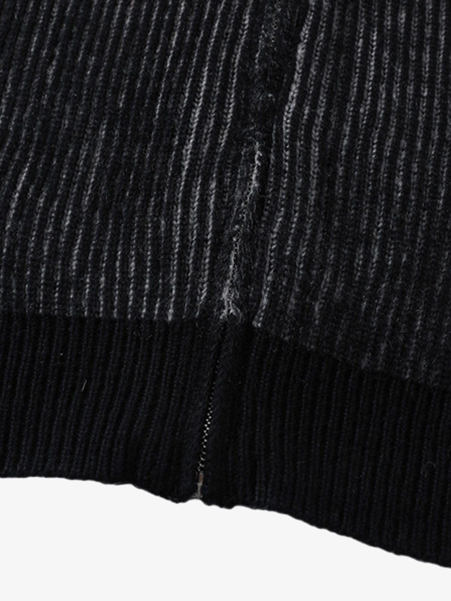 Stand Collar Cardigan Zip Up Sweater