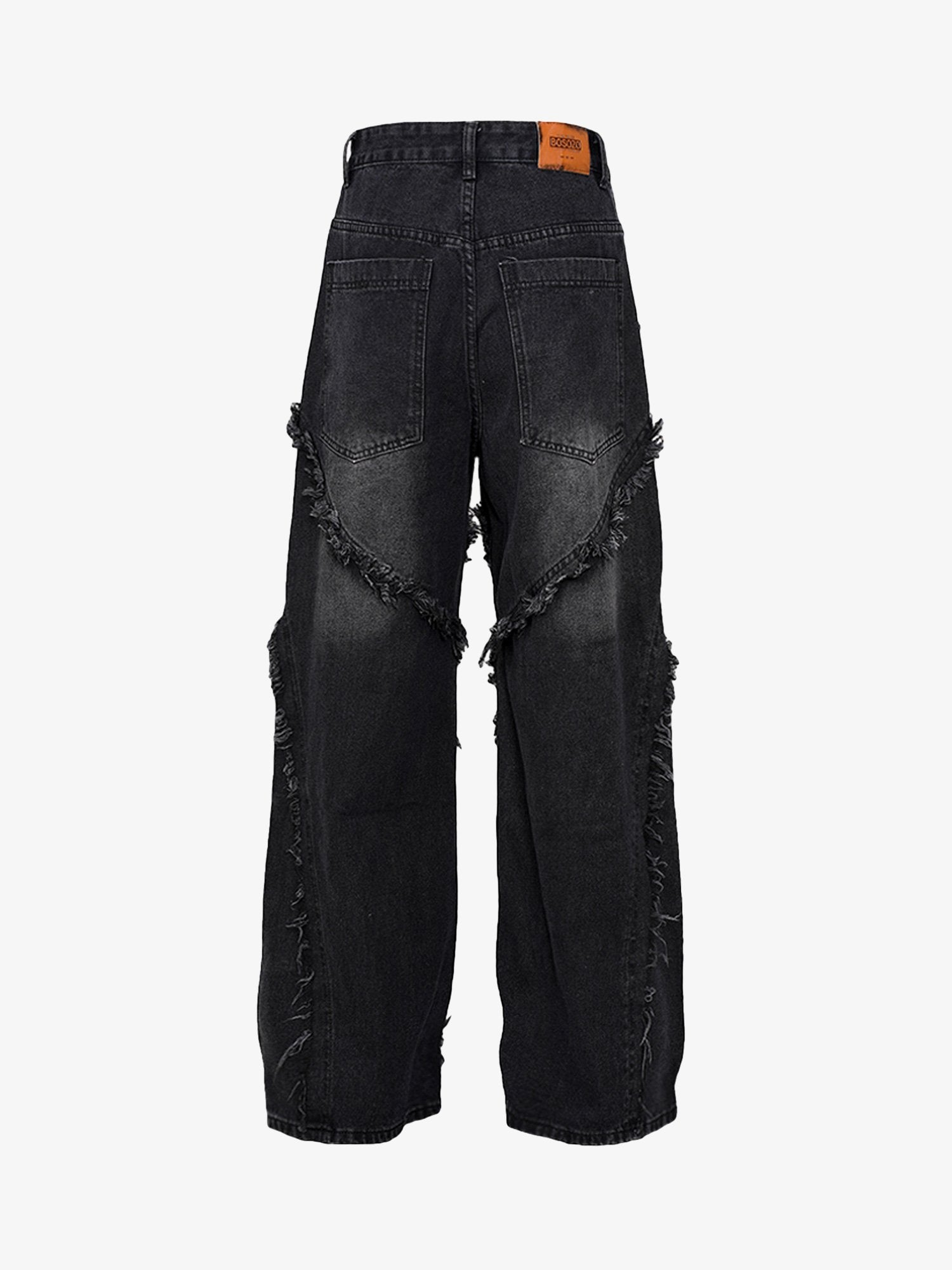 High Street Hip Hop Washed Distressed Jeans