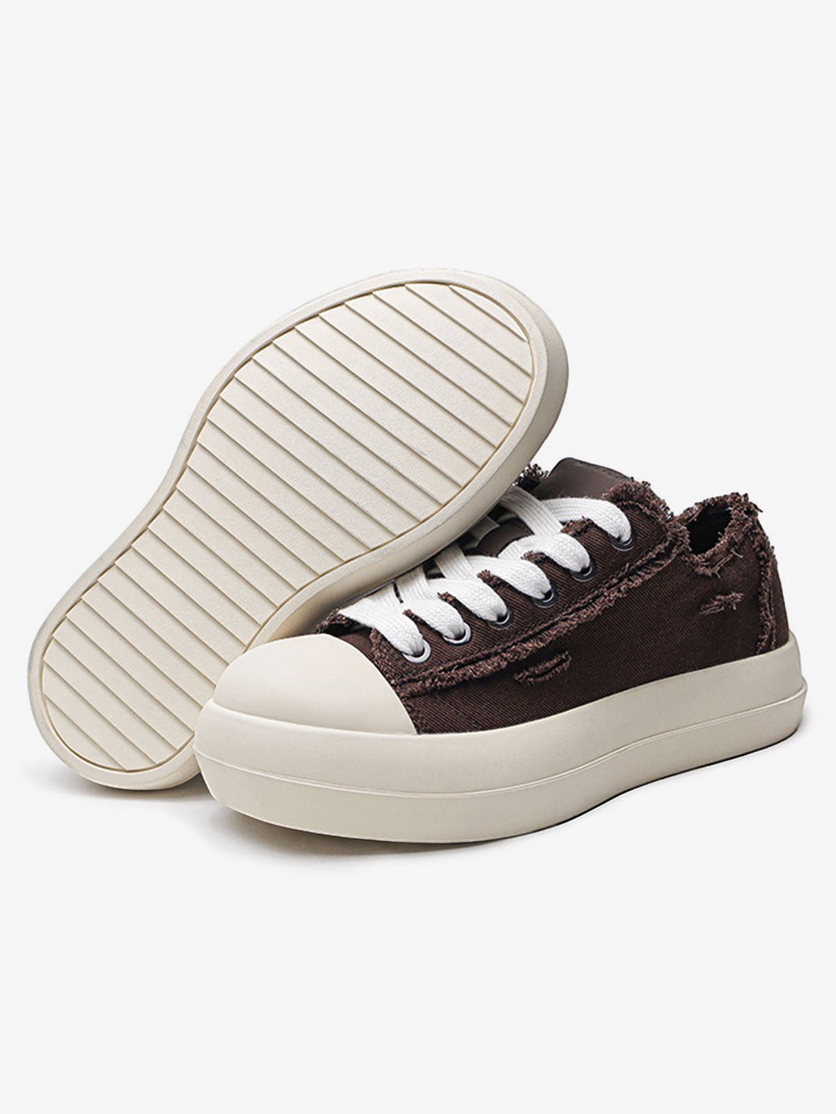 Street Beard Split Hole Sneakers