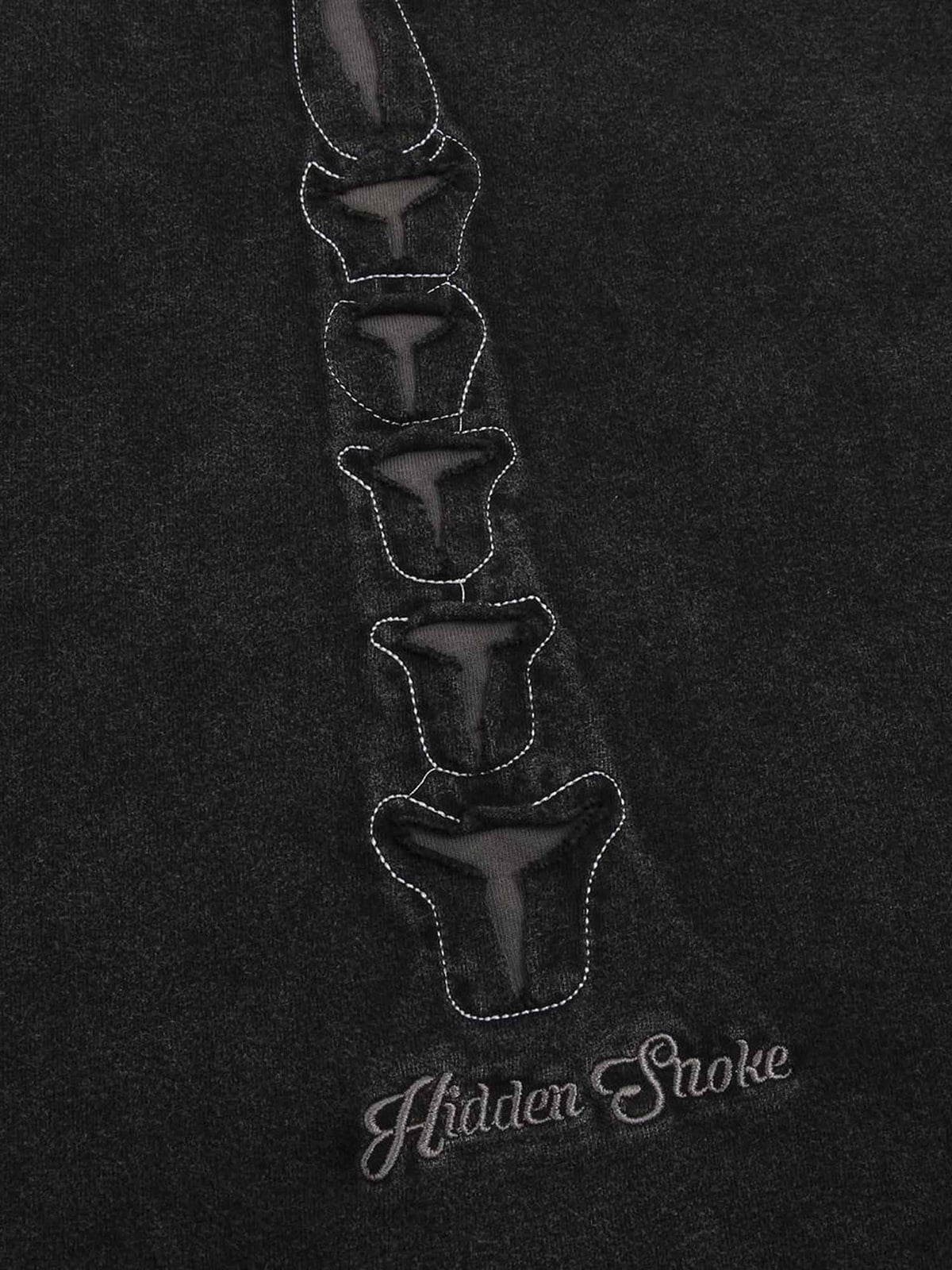 Dark Bones Washed Short-sleeved T-shirt